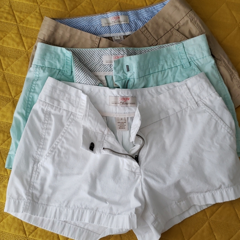 Set of 3, JCREW shorts, gently used